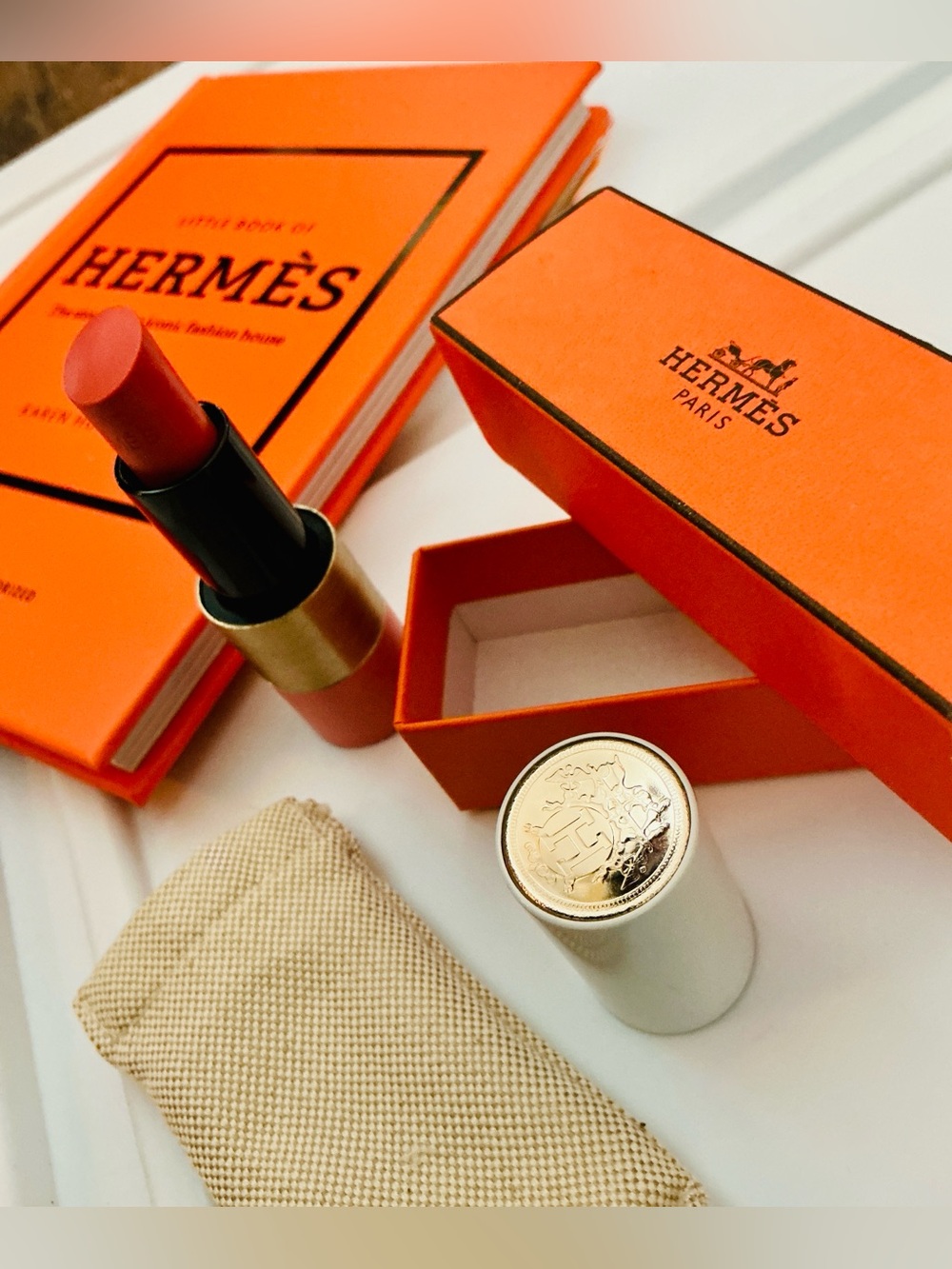 Hermes Lipstick & Book Set - Picture 2 of 4